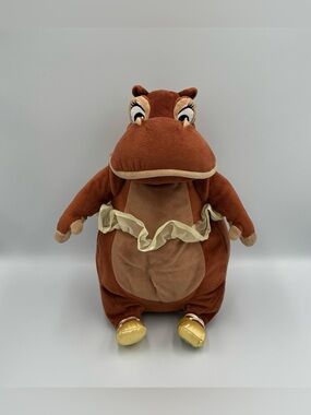 Disney Store Exclusive Fantasia Hyacinth Hippo 13” Plush Soft Toy Ballerina Doll